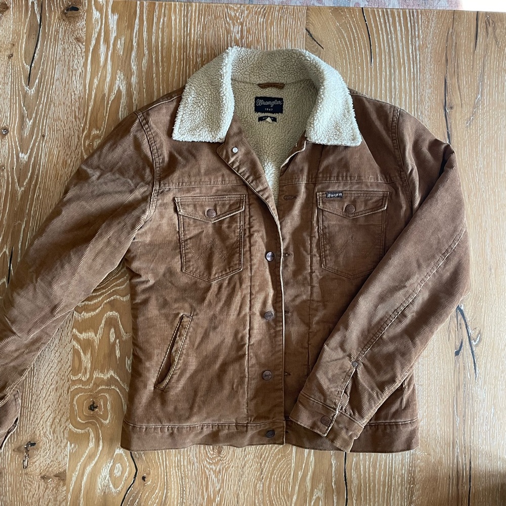 Men’s Wrangler Sherpa corduroy jacket
